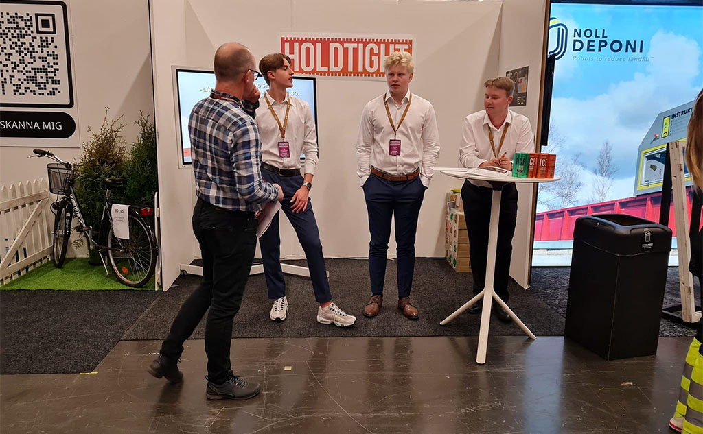 Oliver Thyberg, Filip Rådman Eriksson och Hampus Morin startade UF-företaget Holdtight.